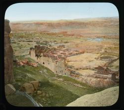 Overview of Pueblo Bonito, Chaco Culture National Historical Park, New Mexico, Date: 1920  1930?