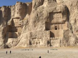 Monumental tombs outside Persepolis.