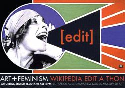 2017 Art+Feminism Wikipedia Edit-a-Thon Flyer