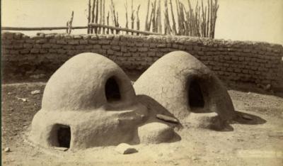 Horno ovens, New Mexico, William Henry Jackson photo (circa 1880), Palace of the Governors Photo Archive Negative Number 046644, New Mexico History Museum, Santa Fe