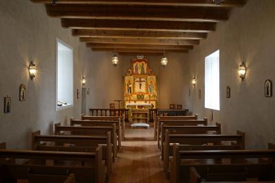 Los Luceros Historic Property Chapel (2017); Photo by: Gene Peach; Courtesy: NM Department of Cultural Affairs