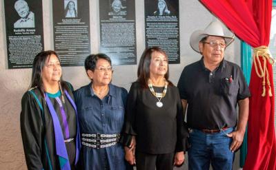 Velarde Family at Wall of Fame 