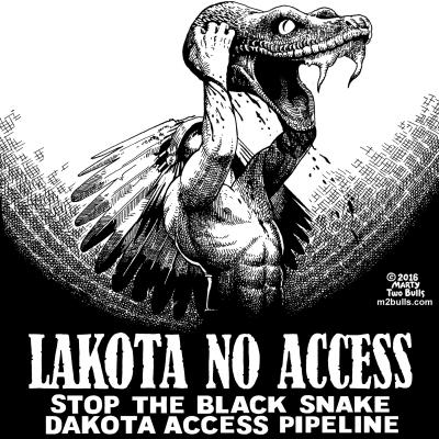 Water Protector Poster: Lakota No Access
