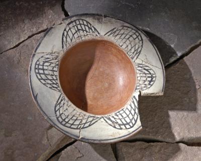 Grounded in Clay - Tewa polychrome soup bowl