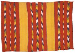 Tapestry-Weave Double Saddle Blanket