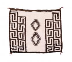 Tapestry-Weave Single Saddle Blanket
