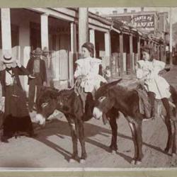 Lower San Francisco Street, Santa Fe, New Mexico, ca. 1900