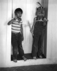 Two Boys in a Doorway