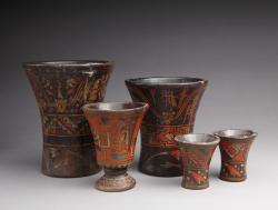 Collection of wooden of Keros, Peru, 17th c.- 18th c.