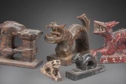 Shamans ritual implements with Pan Hung figures, Yao culture (early to mid-20th century), Vietnam
