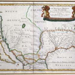 Map Le Nouveau Mexique et la Floride
