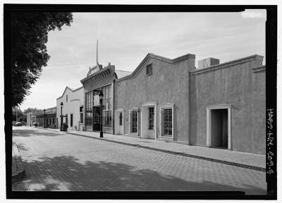 Old Mesilla, Exterior of Taylor Properties, Black & White (year & photographer unknown)