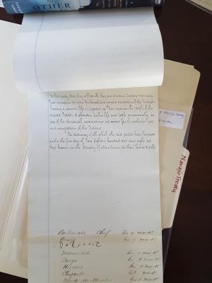 Tappan copy of Treaty of Bosque Redondo 2