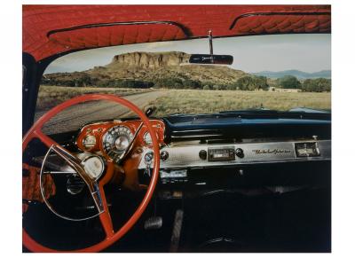 Black Mesa, Looking East From Fred Cata's 1957 Chevrolet Belair, 1987 (printed 1988)