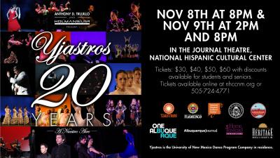 36-NHCC- 2019 Yjastros: The American Flamenco Repertory 20th Anniversary poster